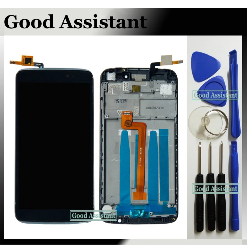 For Alcatel One Touch Idol 3 OT6045 6045 6045Y 6045F 6045K Full LCD Display + Screen Digitizer Assembly With Frame Tools | Мобильные