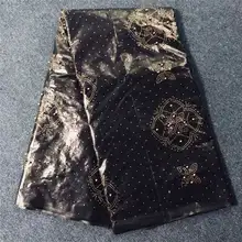 Африканский Стиль хлопковая парчовая ткань Shadda золотистого цвета в африканском стиле фут с бусинами парча в Гвинейском стиле в черном цвете Цвет для мужская одежда 30