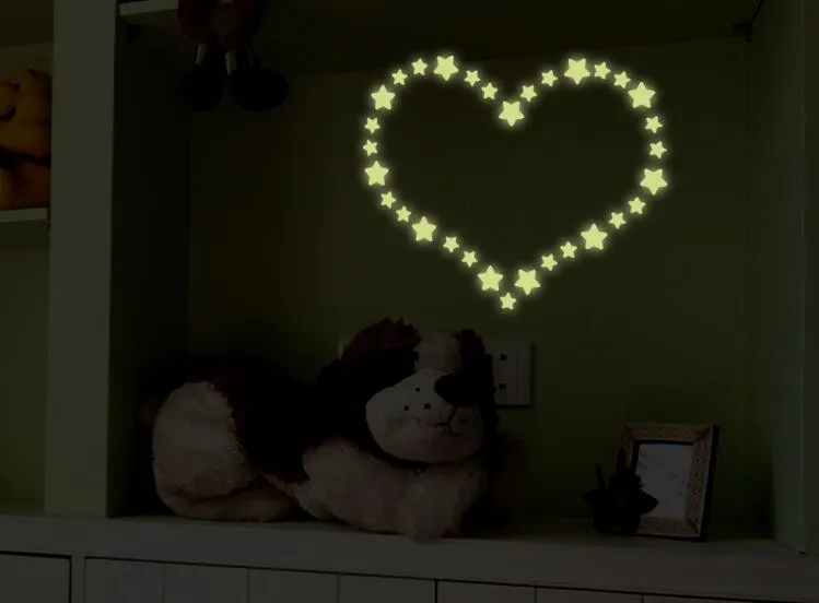 

FREE SHIPPING Star Cheap Luminous Meteor Shower Wall Sticker Fluorescent Stars Glow in the Dark Luminous Fluorescent
