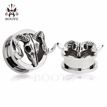 KUBOOZ Кольца Для Пирсинга Ушей, пробки, тоннели, шпильки из нержавеющей стали, винтовые ювелирные изделия для тела, измерительные сережки, модный подарок для 2 шт 0 г 00 г