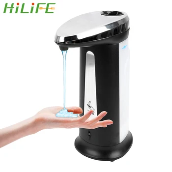 

Hands Cleaning Automatic Liquid Soap Dispenser Touchless Intelligent Sensor 400Ml Sanitizer Dispenser Bathroom Accessories