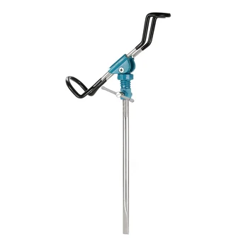 

NEW Adjustable Stainless Steel Detachable Fishing Rod Pod Stand Holder Fishing Pole Pod Stand Bracket Fishing Tackle Accessory