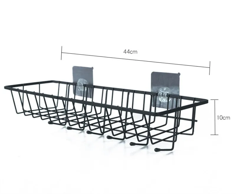 Подвесная корзина с сеткой, железная настенная корзина для хранения, декоративная инновационная полка для мелких предметов, стойка для демонстрации, подвеска в помещении