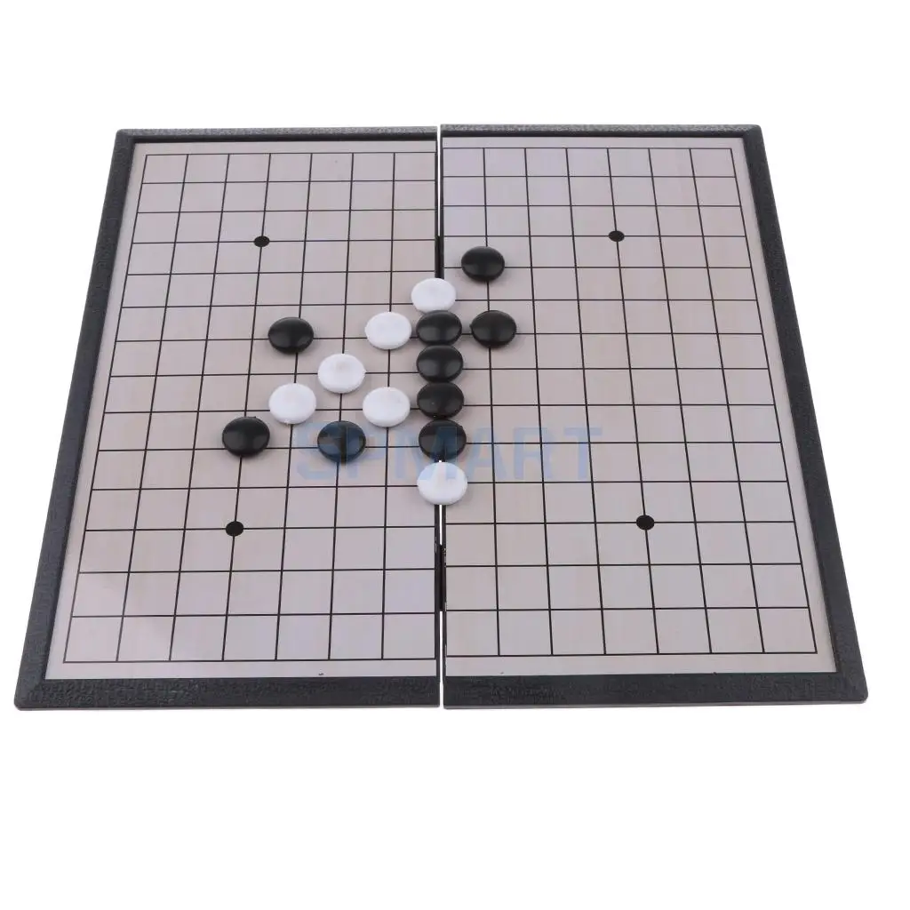 

102 Pieces Portable & Magnetic Professional Chinese WeiQi Chessboard Chess Set Board Game Toy Play Fun