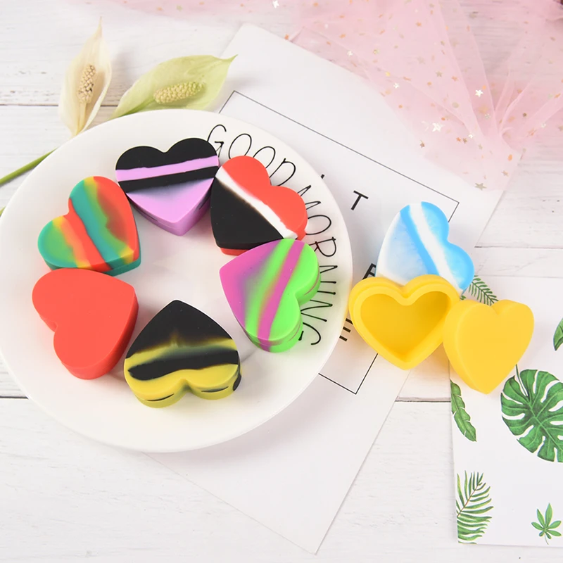 2018 New Heart Silicone Gift Box Stitching Color Wedding Favor Party Random | Дом и сад