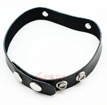 SLUT Genuine leather collar Includes diamond decorating word sex restraint collar adult cosplay sex toy free shipping 2