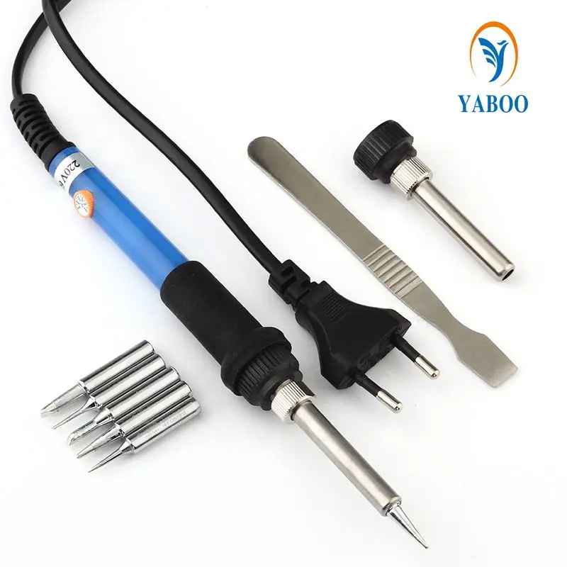 

Electric Soldering iron 60W 220V Solder Station With Iron casing Solder Scraper Welding Repair Tool Kit