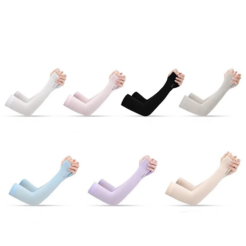 

1 Pair Arm Sleeves Men Women Summer Sun UV Protection Cycling Running Fishing Clambing Driving Arm Cover Hot Sale Dropshipping