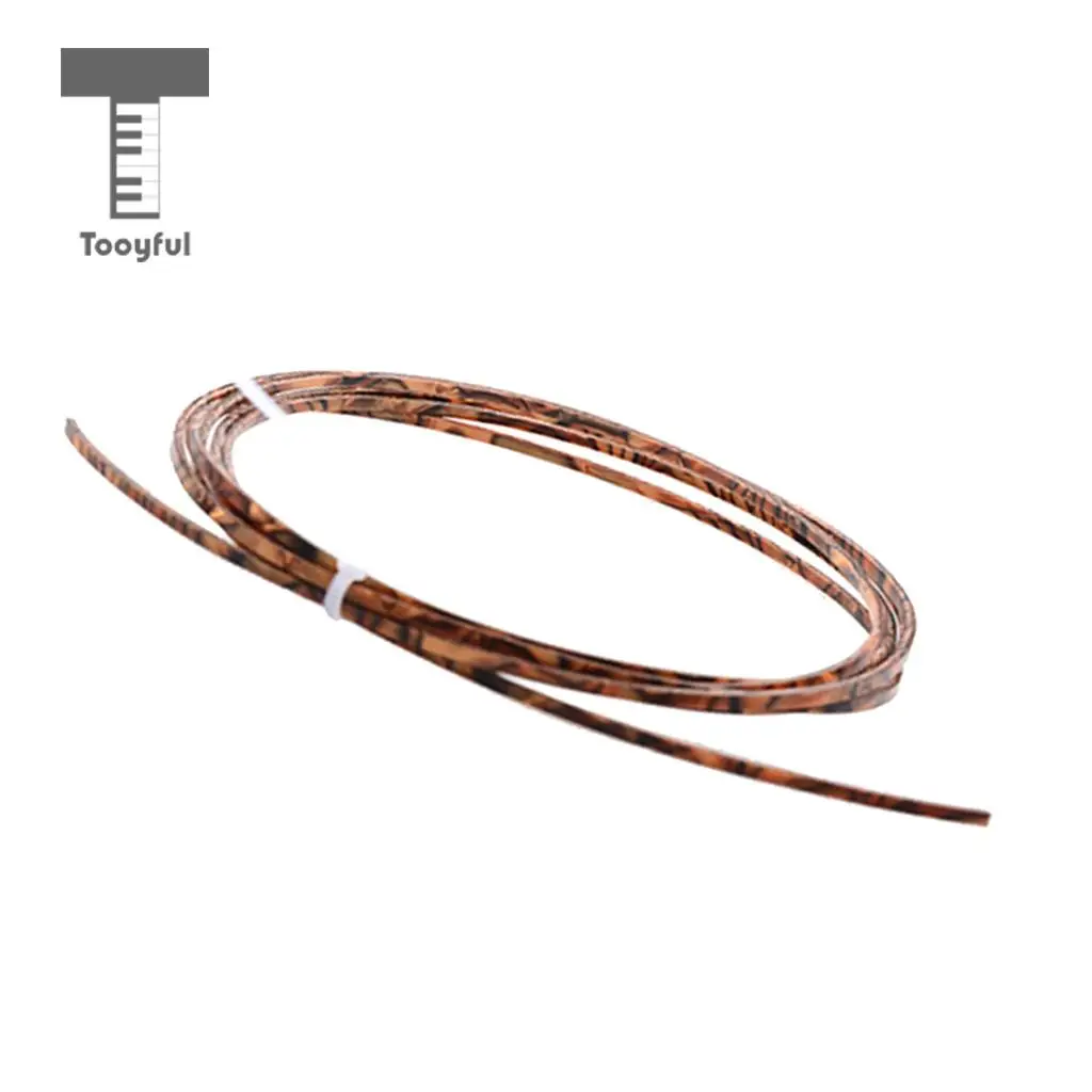 Tooyful Celluloid Guitar Binding Purfling Strip for Guitar Body Project Supplies
