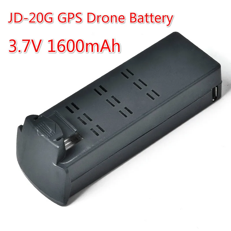 

Original JD20G JD-20G GPS Drone Battery 3.7V 1600MAH 16mins Flying Time Lipo Battery for JD-20G 1080P RC Helicopter Quadcopter