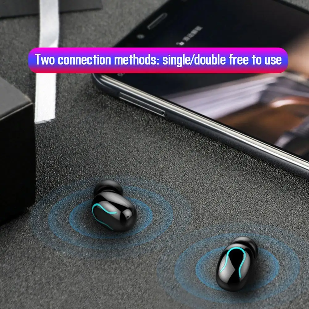 Q32S микро 5 0 bluetooth гарнитура HIFI объемное качество звука в ухо Беспроводная мини