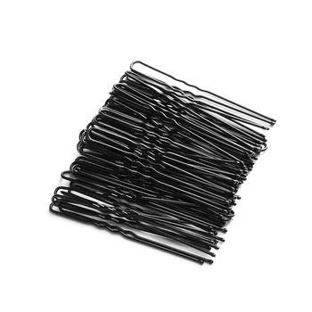 

50Pc/Lot Black Plated Metal Thin U Shape Hairpins Girls Hair Clips Barrettes Beauty Hairdressing Accessoriess Styling Tools