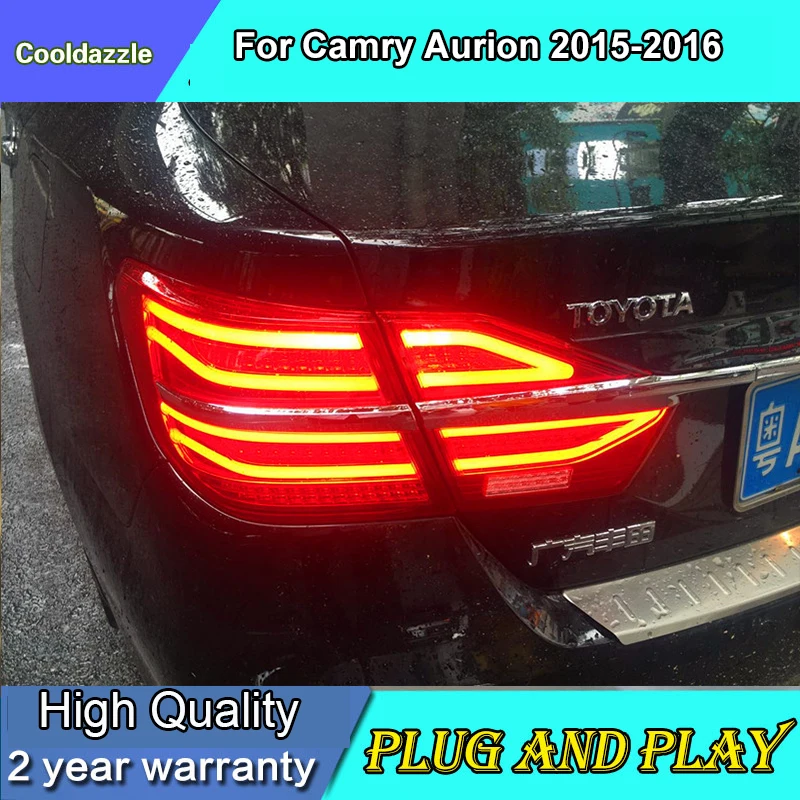 Автомобильный Стайлинг чехол для Тойота Aurion Camry 2015 2016 светодиодный задний фонарь