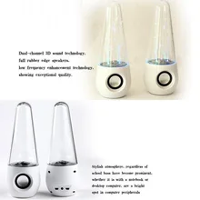 Горячая Портативный Беспроводной динамик с танцующей водой Светодиодный свет динамик с фонтаном дома вечерние BUS66