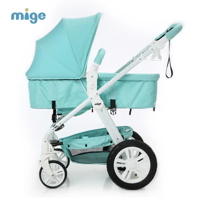 Mige бренд детская коляска Европа baby cart надувные коляски Детские коляски - Цвет: Цвет: желтый