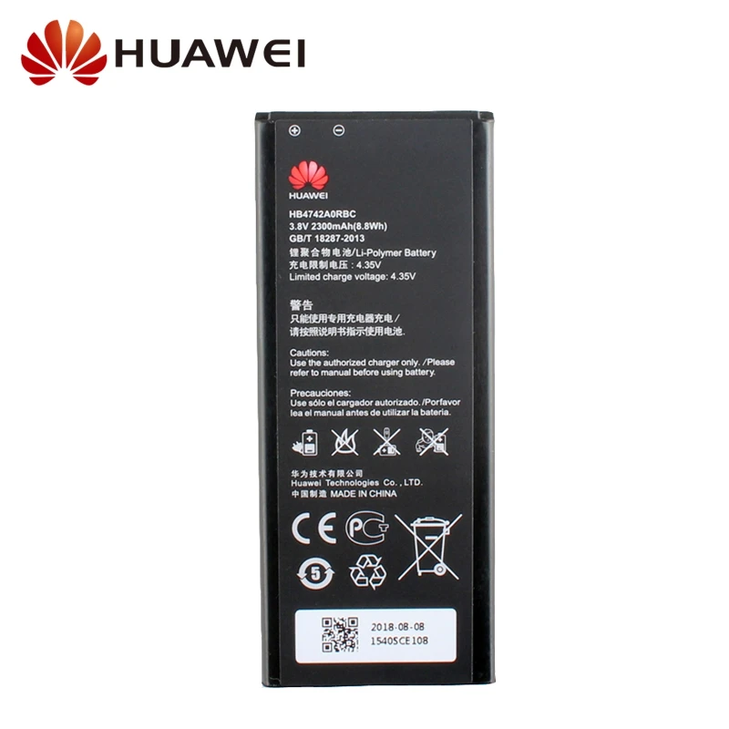 

Huawei Original Replacement Battery HB4742A0RBC For Huawei Honor 3c Ascend G630 G730 G740 H30-T00 H30-T10 H30-U10 2300mAh