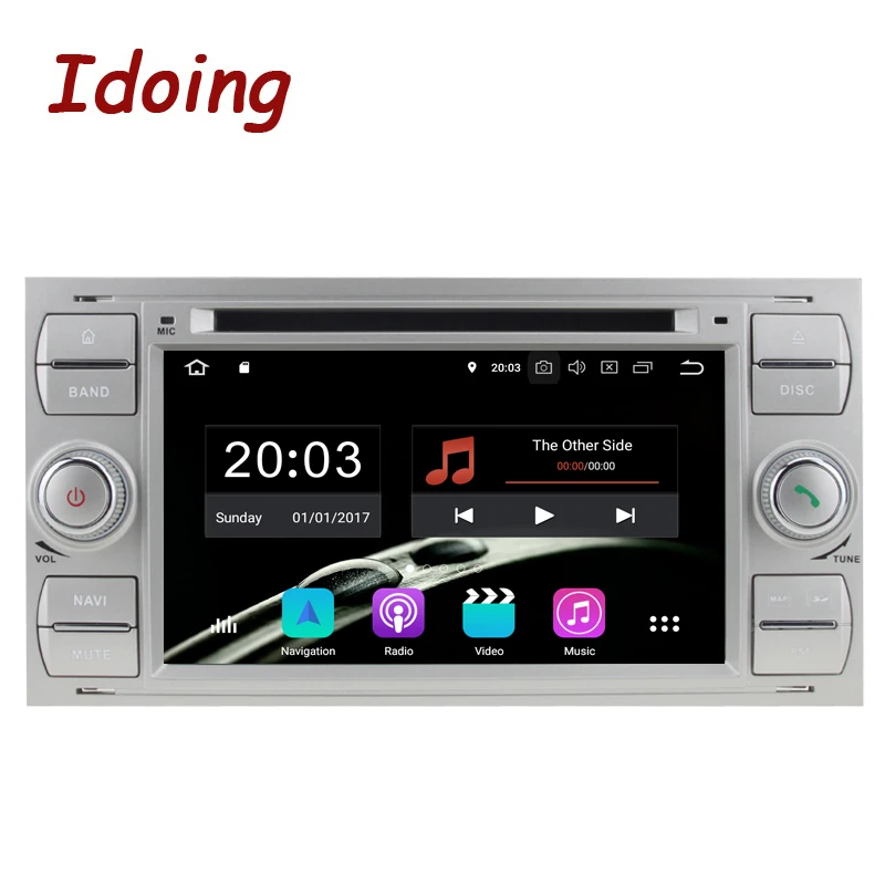 Perfect Idoing 7"2Din Andriod 8.0 Car Radio DVD Multimedia Player PX5 4G+32G Eight Core For Ford Focus2 Mondeo MAX IPS GPS Navigation 0 Perfect Idoing 7"2Din Andriod 8.0 Car Radio DVD Multimedia Player PX5 4G+32G Eight Core For Ford Focus2 Mondeo MAX IPS GPS Navigation 0