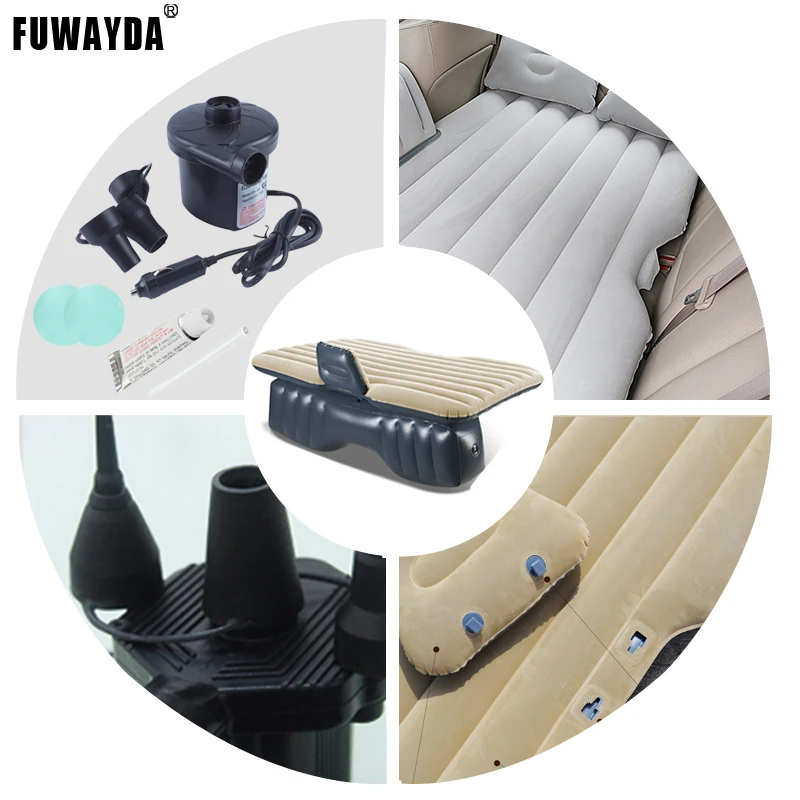 FUWAYDA car seat covers bed mattress Inflatable Travel Party Car Bed for back seat Bed Cushion DHL TNTRU