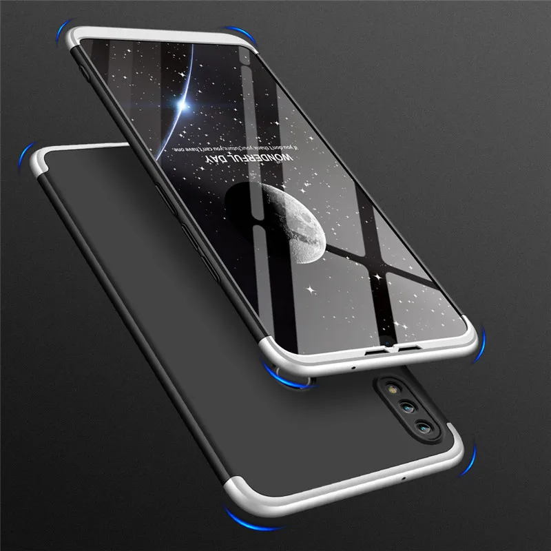 Tempered Glass With 3 in 1 Matte Shell Cover for Huawei Honor8X Max 7A 7C 7X 9 9Lite Case Cover 360 Full Protection Hard PC Case (9)