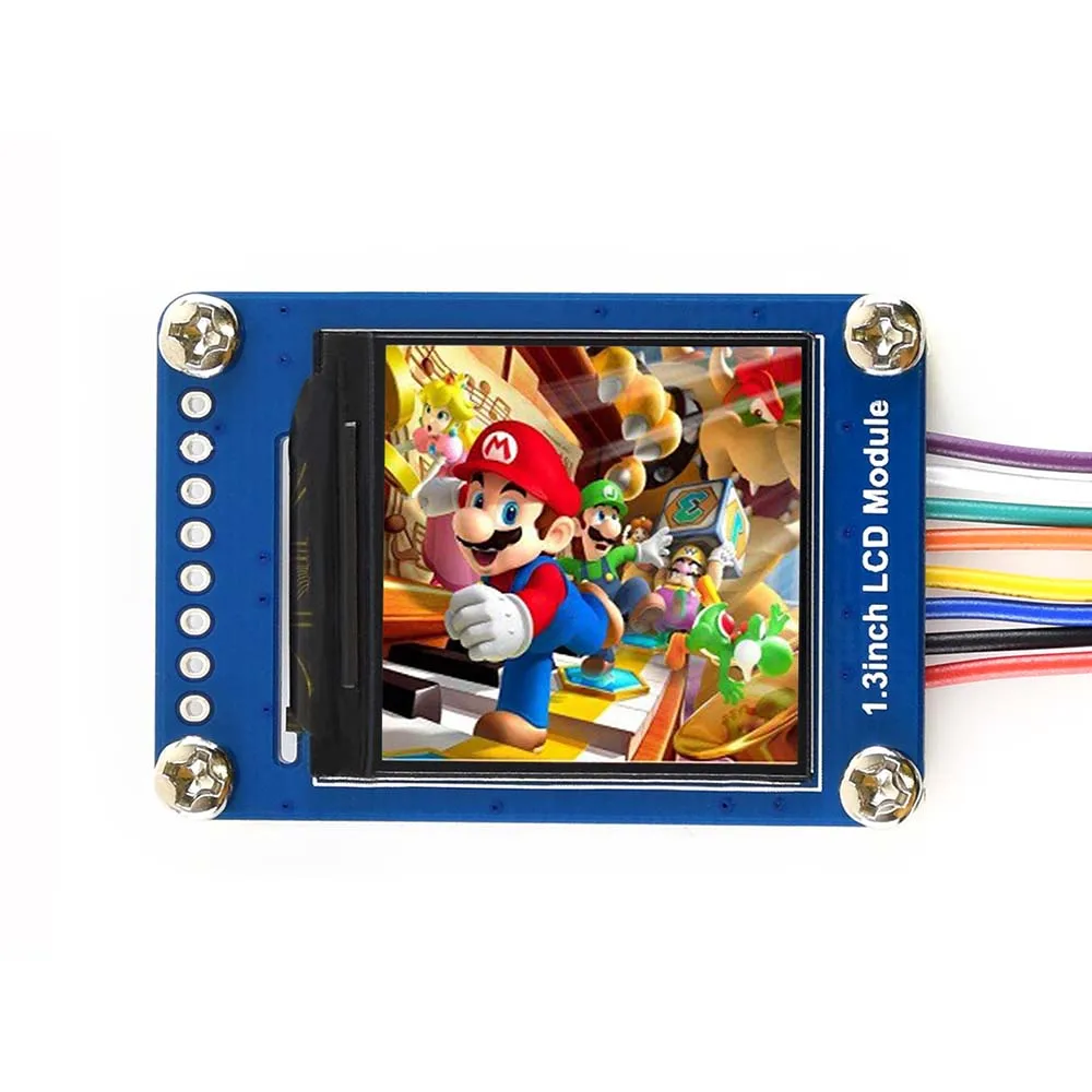 

1.3inch LCD display Module, IPS screen, 240x240 HD resolution, SPI interface .