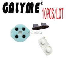 10 шт./партия,, резиновый проводящий кнопки A-B D-pad, пригодный для GameBoyGB Classic GBO DMG, силиконовая клавиятура на выбор корпуса