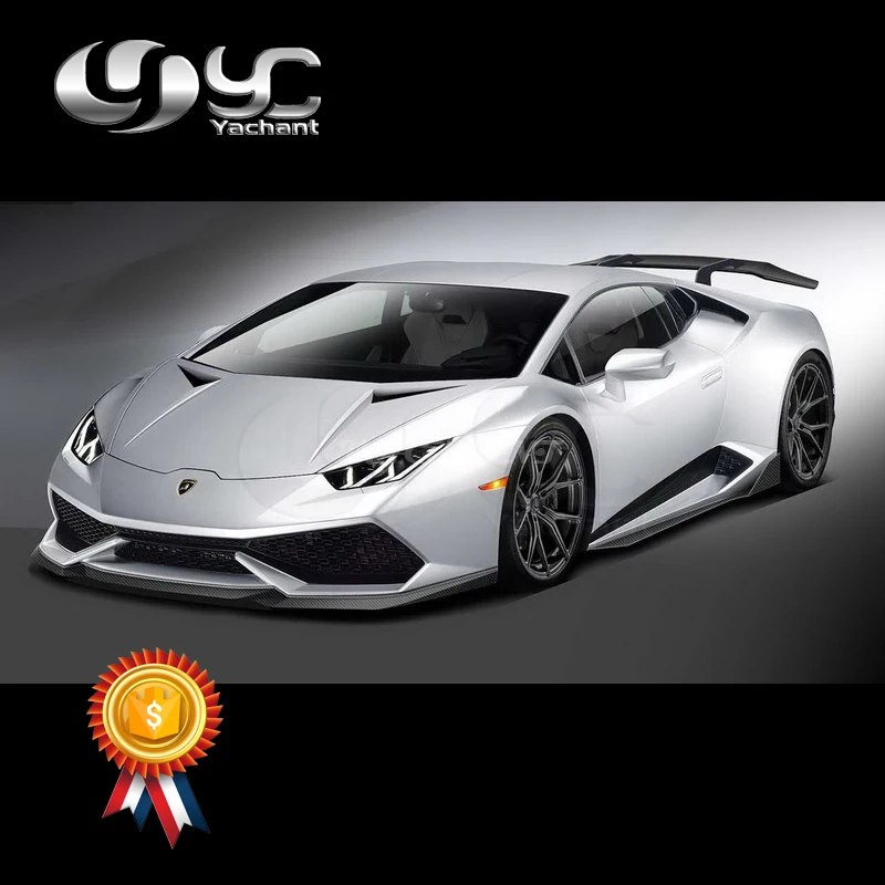 Сухой карбоновый боковой комплект подходит для 14-17 Huracan LP610-4 и LP580-2 Coupe Spyder VRS боковая поверхность удлинитель поддона