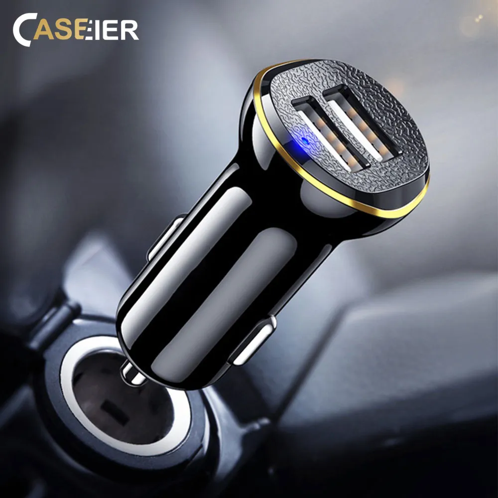 CASEIER شاحن سيارة 3.1A ماكس (الحقيقي) سريع تهمة ل Xiaomi redmi ملاحظة 5 6 7 برو هواوي P20 لايت سيارة USB شاحن آيفون 7 8 X
