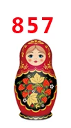 857 30 шт мультфильм персонаж плоское украшение из смолы PR 674 - Цвет: 857