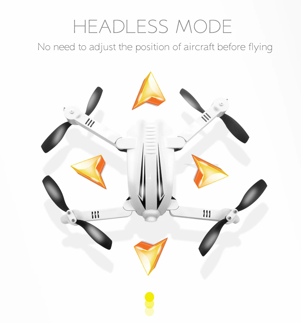 

JMT Flytec T13 3D Foldable Arm Pocket Drone WIFI FPV with 720P Wide Angle HD Camera Headless Mode RC Racing Quadcopters