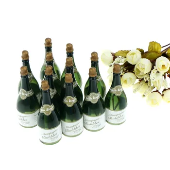 

12Pcs/set Champagne Bottle DIY Self Watering Bubble Bottles Kids Favorite Classic Toys Bubbles Birthday Party Gifts