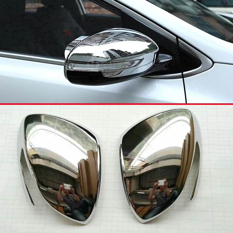 ABS Chrome Side Mirror Cover Trim For KIA Sportage 2016 2017in Mirror
