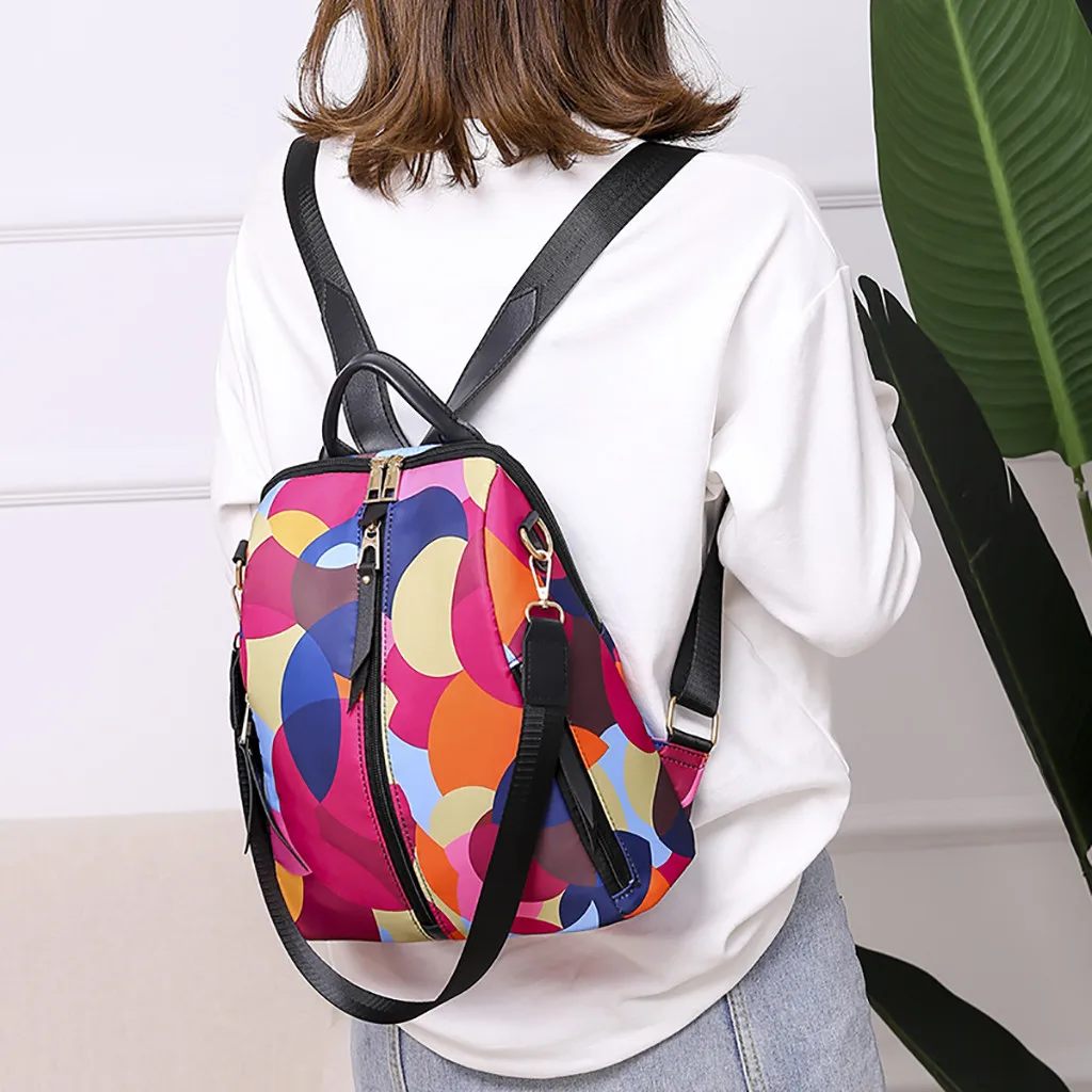 

New Backpack Women Oxford Multifuction Bagpack Anti Theft Backpack For Teenager Girls Schoolbag 2019 May6