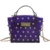 Caker Diamantes Mulheres Transparentes Sacos de Bolsas Femininas Sacos de Geléia Mensageiro Rebite Frisado Composto de PVC Saco Bolsa Feminina