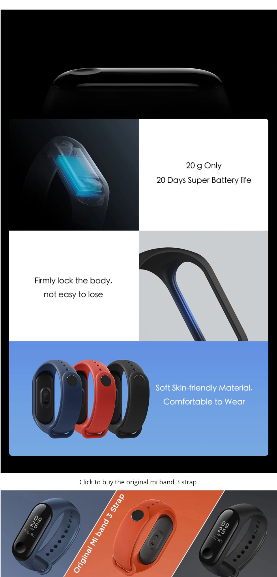 Оригинальный Xiaomi Mi Band 3 NFC Версия смарт-браслет 0,78 "OLED сенсорный экран 5ATM плавание отклонение-вызов Пульс сердечного ритма шаг время