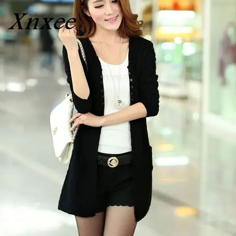 Women Sweater Long Cardigan Fashion Summer Style Long Sleeve Thin Knitted Cardigan female Sweaters Xnxee Women Sweater Long Cardigan Fashion Summer Style Long Sleeve Thin Knitted Cardigan female Sweaters Xnxee