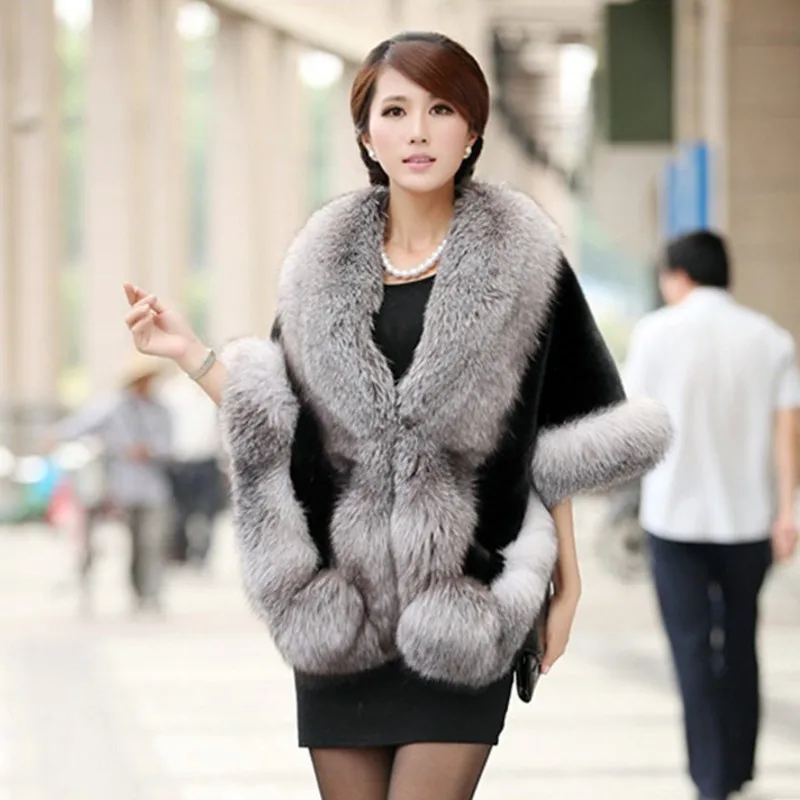 JaneVini Plus Size 165*55 cm Fur Wedding Shawl Bolero Rojo Women Burgundy Special Occasion Jackets Bridal Wrap Capes Stole Shrug