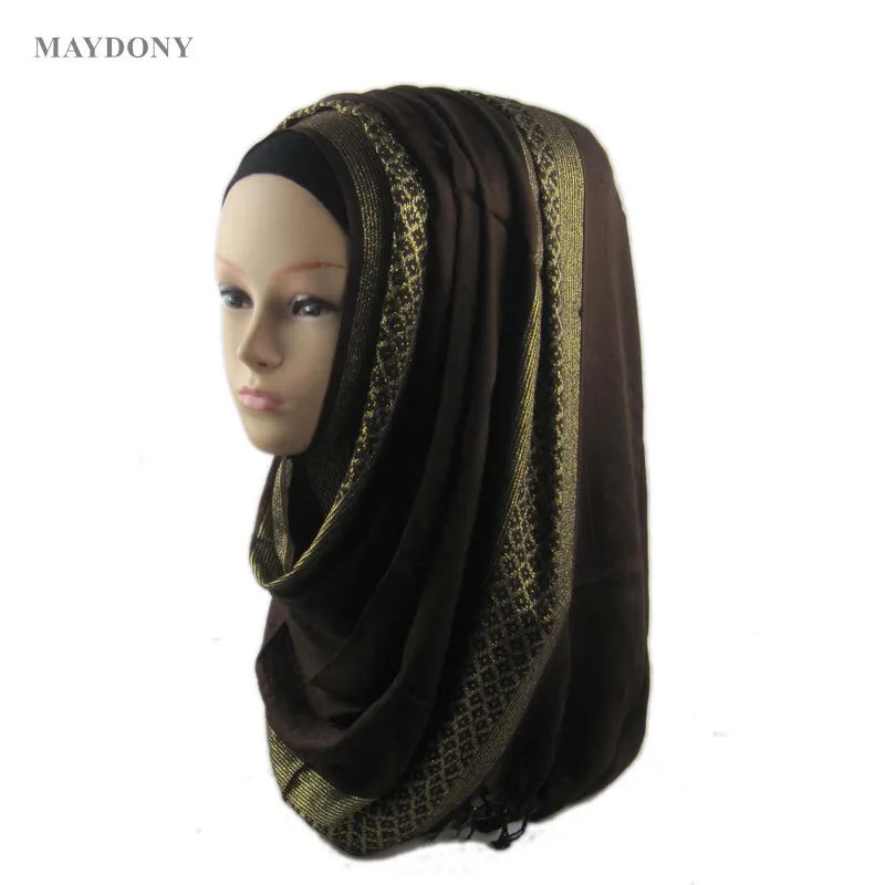 CJ Hot Women Islam Hijab Scarf Shawl Muslim Long Stole Wrap |