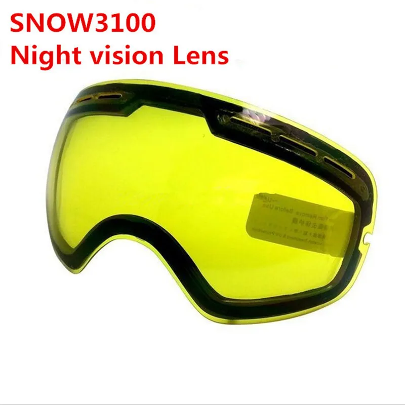 

Skiing Eyewear Snow motocross snowboard Goggle double Night vision Lens increase brightness Cloudy night to use SNOW3100 ,G201