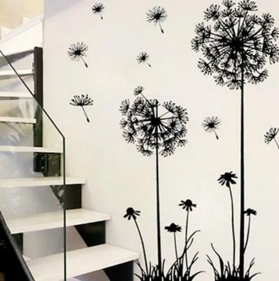2018 Brand New Removable Living Waterproof Art Vinyl Quote DIY Dandelion Wall Sticker Decal Mural Home Room Decor High Quality|Wall Stickers| - AliExpress
