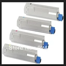 Новое поступление!! Совместимый цветной тонер для копировального аппарата картридж для OKI C5850 OKI C5950 4 шт./лот, с фабрики