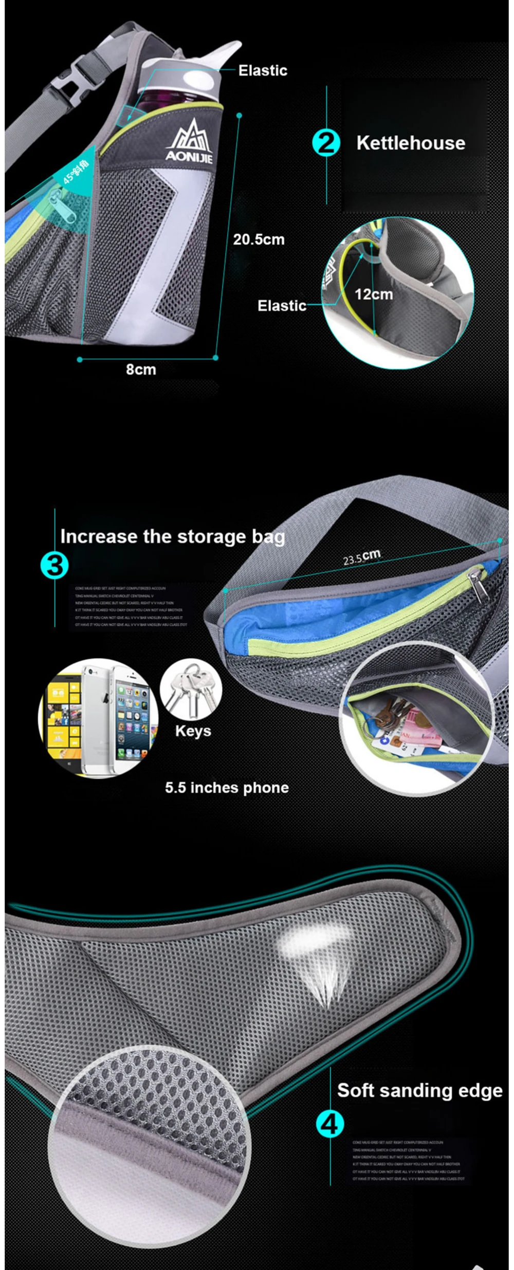 AONIJIE-Men-Women-Lightweight-Nylon-Running-Waist_03