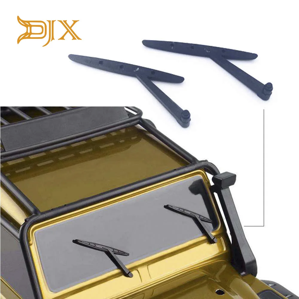 

2Pcs Plastic Black Wiper for 1/10 RC Crawler Car TRAXXAS TRX4 TRX 4 Upgrade Part