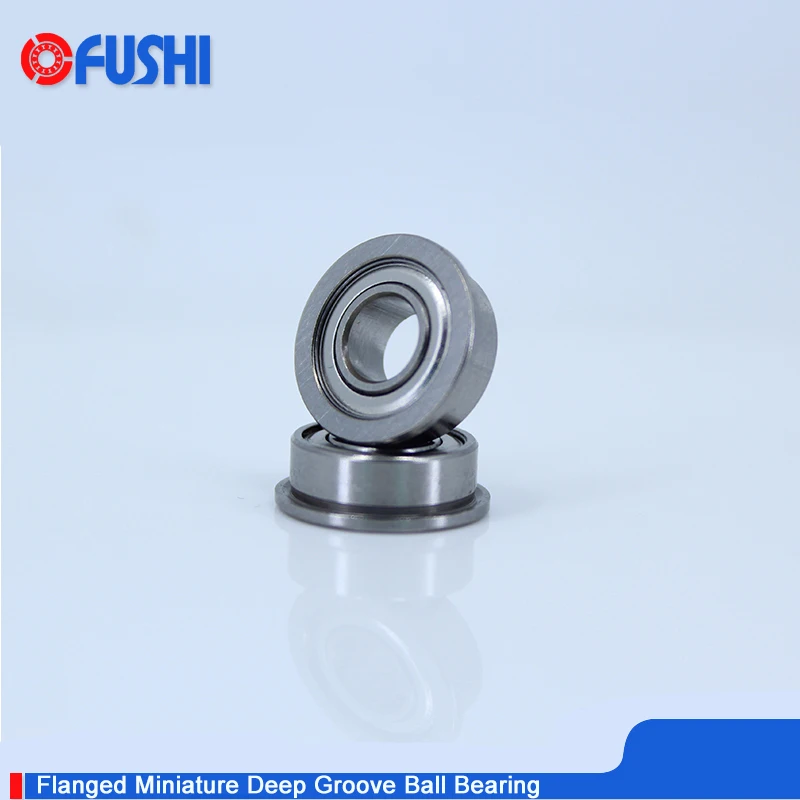 F682X ZZ Bearing 10Pcs 2.5*6*2.6 mm Flanged Deep Groove Ball Bearings F682XZZ F 682X Z ZZ afbeelding