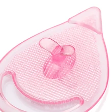 1 шт. Мини Розовый силиконовый синего цвета Чистящая щетка для мытья носа для чистки черных точек массажные щетки для девочек и женщин