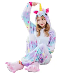 2017 Горячая Новинка Оптовая Радуга Единорог Onesie взрослых унисекс косплэй костюм пижамы для мужчин женщин домашняя одежда