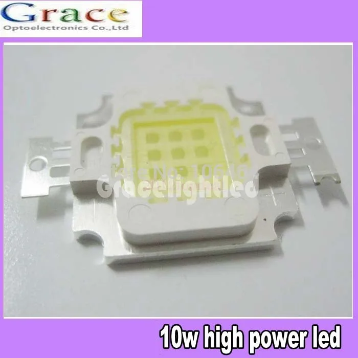 10pcs 10 W DEL Blanc Froid 30000k haute puissance 950 Lm Epistar DEL pour bricolage