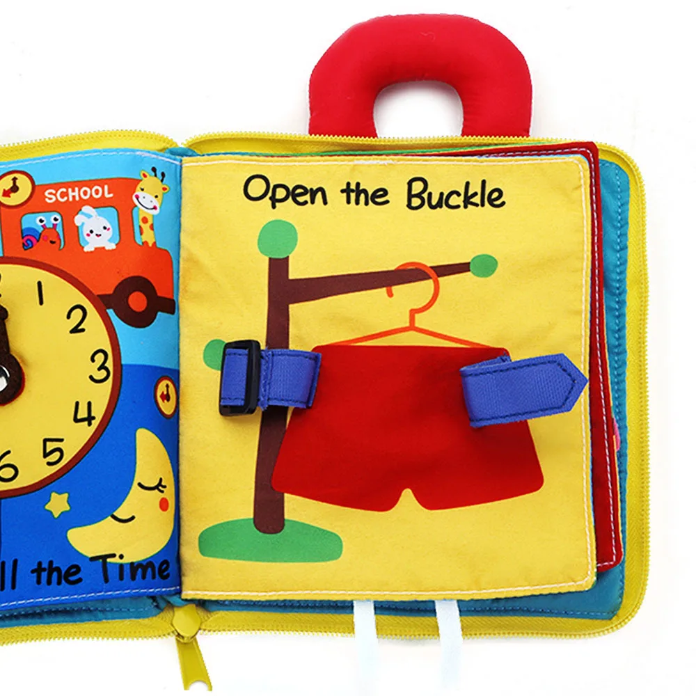 Buy Beiens Baby Cloth Books Infant Toys 12 pages Soft