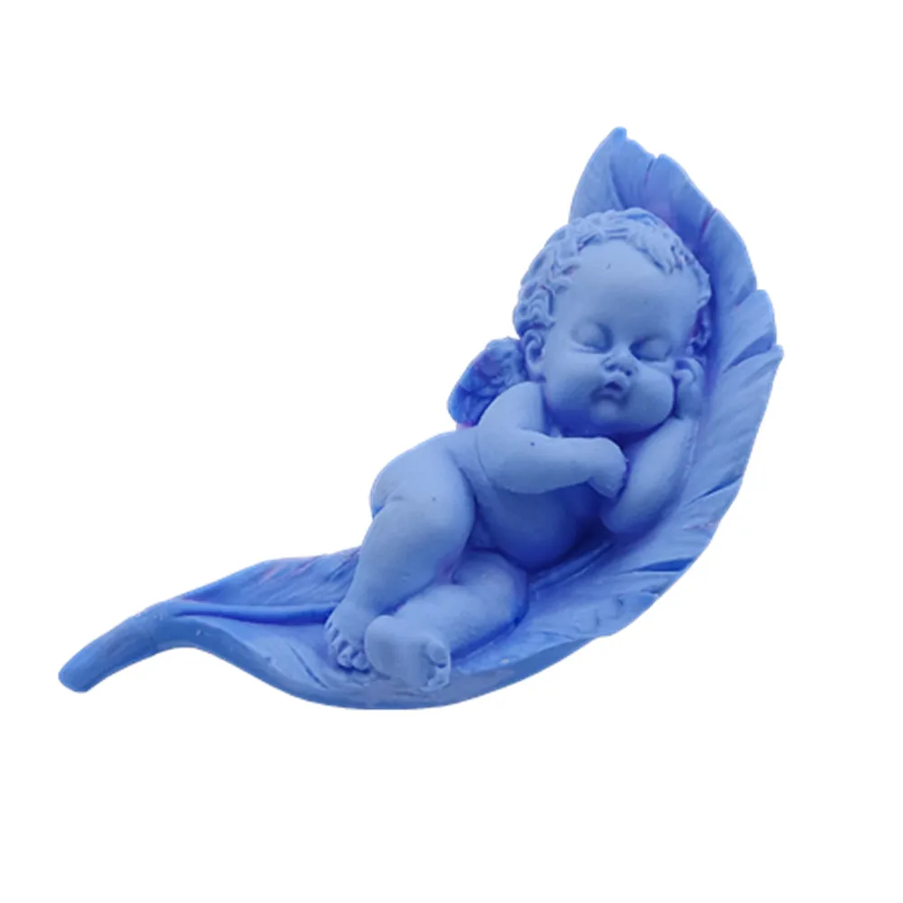 3D силиконовая форма для мыла Sleeping Baby кекса шоколада ароматерапии|Формы мыла| |