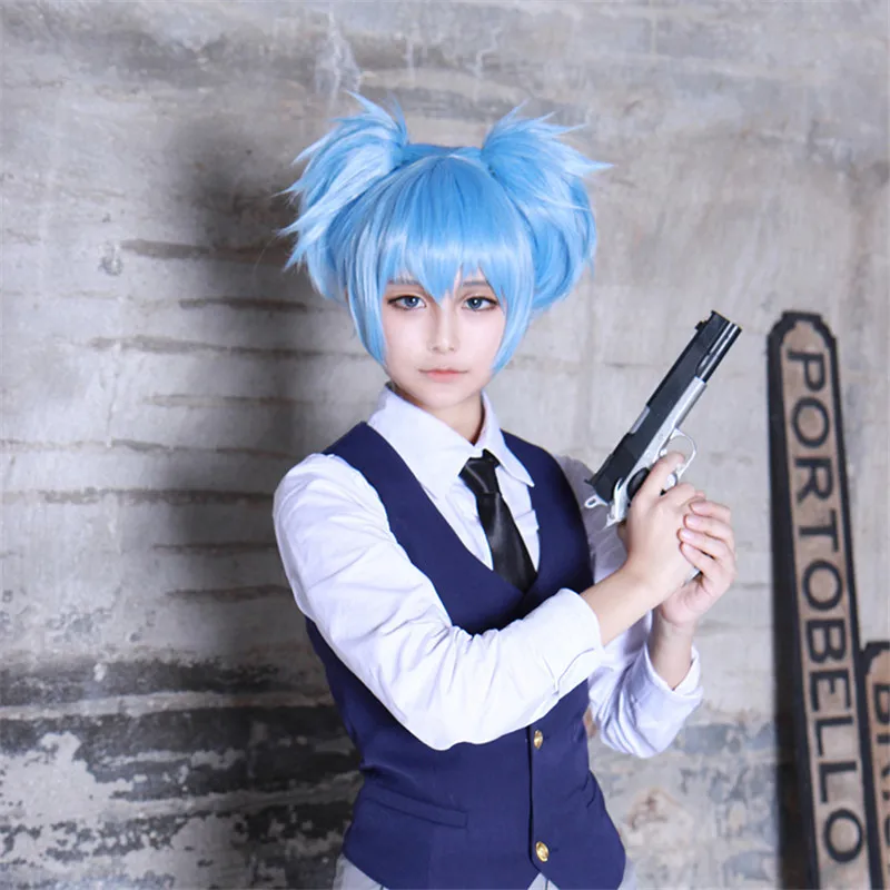 

New Assassination Classroom Shiota Nagisa Cosplay Wig Ansatsu kyoushitsu Costume Cosplay Wigs Halloween Costumes Props