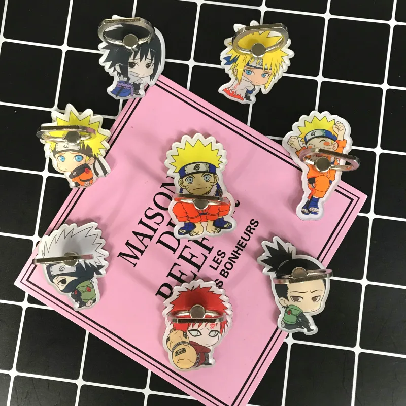 

2019 Naruto Mobile Phone Bracket Animation Rings Around Sticker Universal Phone Ring Holder I Ring Phone Ring Holder Metal